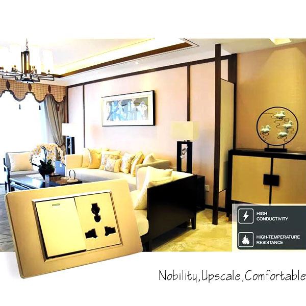 マルチファクション照明電気壁スイッチとソケット大型パネル